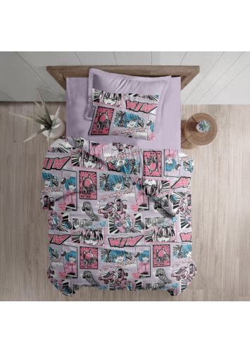 סט מצעים  יחיד מלא 200*90 מיקרופייבר MANGA