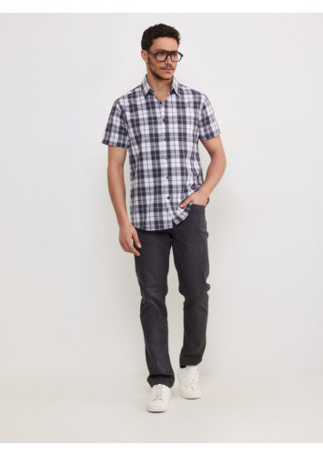 חולצת אריג משבצת