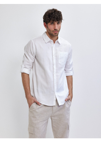 חולצת אריג טקסטורה