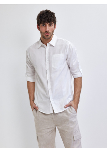 חולצת אריג טקסטורה