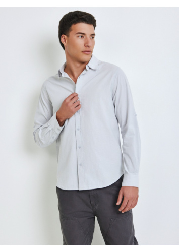 חולצת אריג טקסטורה