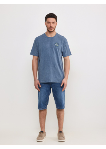 טישירט שטופה עם דפוס MAUI