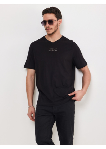 טישרט עם דפוס וי