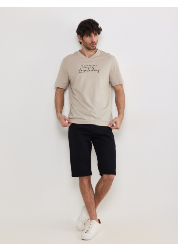 טישרט עם דפוס וי