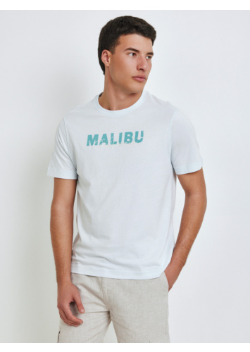 טישרט עם דפוס ורקמה