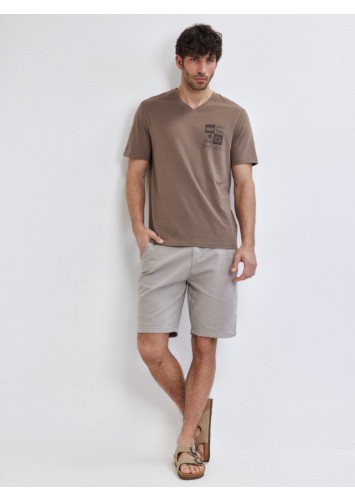 טישרט עם דפוס וי