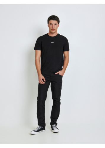 טישרט עם דפוס קדמי וגב