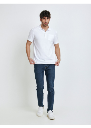 חולצת פולו פיקה עם כיס