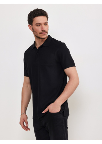 חולצת פולו פיקה עם כיס