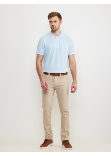 חולצת פולו פיקה עם כיס