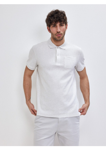 חולצת פולו פיקה עם כיס