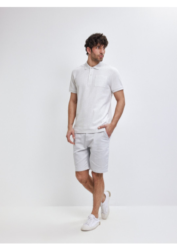 חולצת פולו פיקה עם כיס