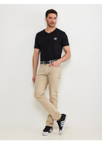 טישרט לייקרה וי עם דפוס