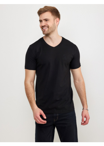 טישרט לייקרה וי עם דפוס