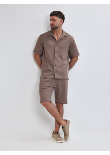 מכנסי ברמודה טקסטורה