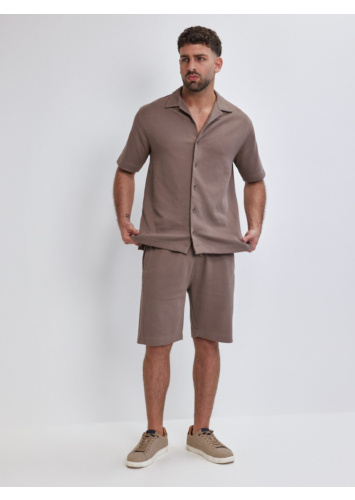 מכנסי ברמודה טקסטורה