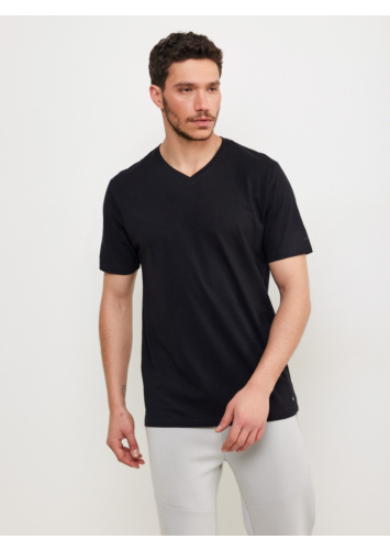 טישרט בייסיק כותנה וי