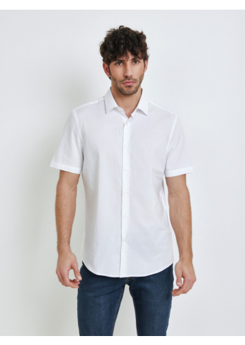 חולצת אריג קלאסית כותנה