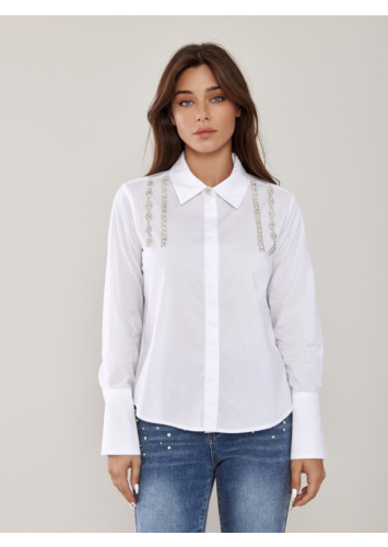 חולצה מכופתרת אבנים