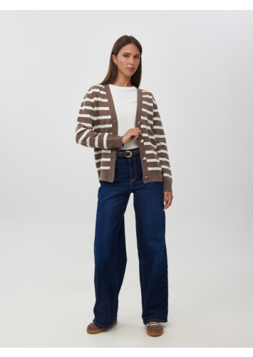 קרדיגן פסים כפתרה