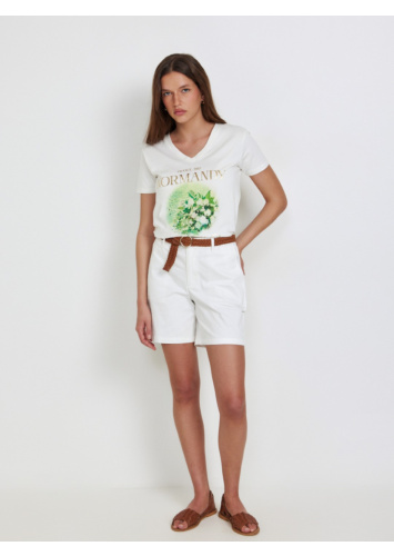 טי אוליביה מחשוף V