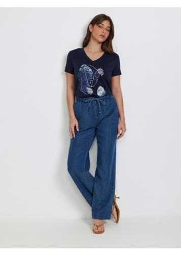 טי אוליביה מחשוף V