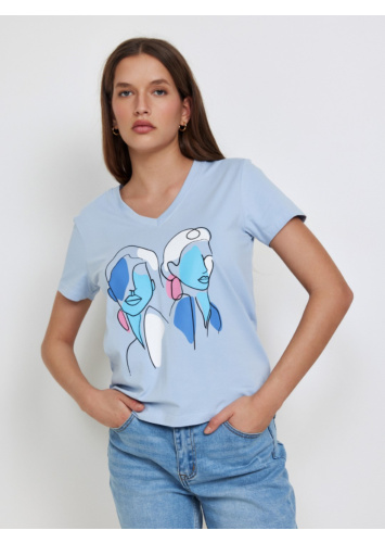 טי אוליביה מחשוף V