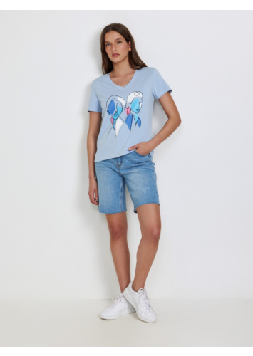 טי אוליביה מחשוף V