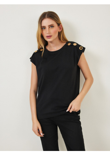 טי קימונו עיניות בכתפיים