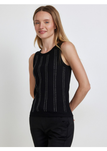 גופיית ריב פסי יהלומים