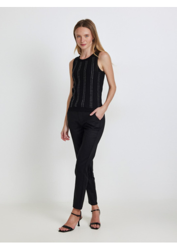 גופיית ריב פסי יהלומים