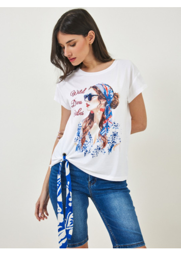 טי ויסקוזה צעיף קשירה