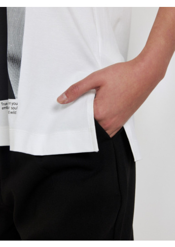 טוניקת ויסקוזה מודפסת