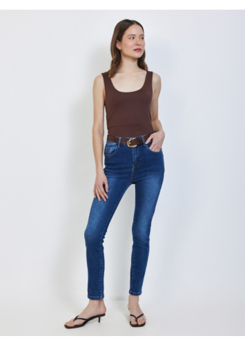 ג'ינס סקיני חגורה