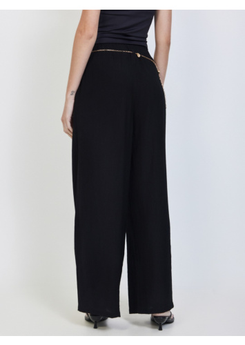 מכנס עם חגורת שרשראת