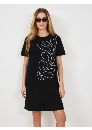 שמלת כותנה רקמה