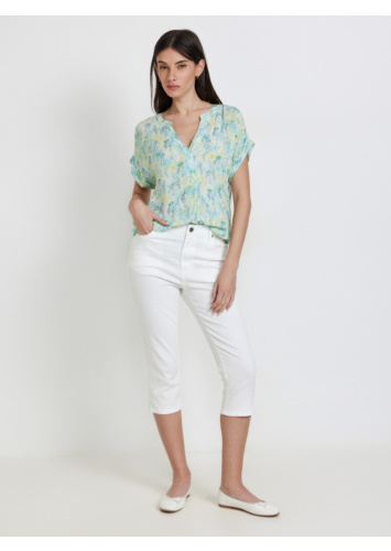 חולצת קרפ ויסקוזה