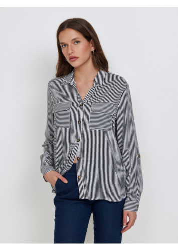 חולצת ויסקוזה פסים