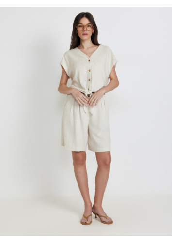 חולצת פשתן קשירה אמילי