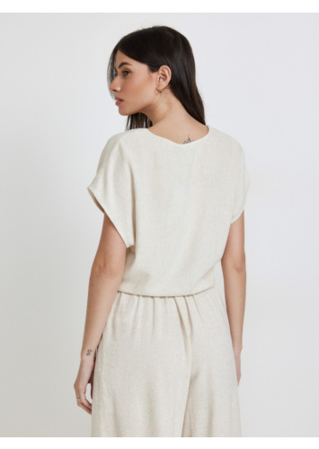 חולצת פשתן קשירה אמילי