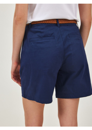 שורט דריל חגורה