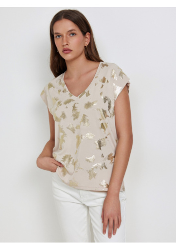 טופ פויל קימונו