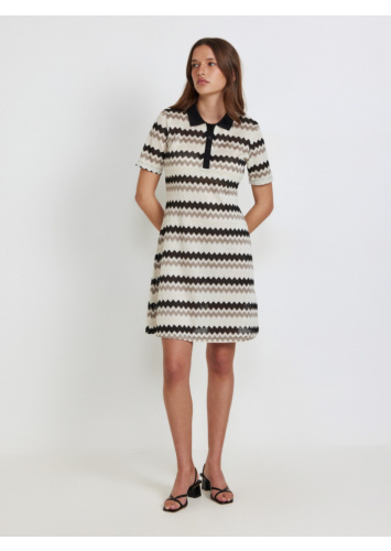 שמלת פולו פסים