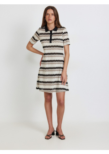 שמלת פולו פסים