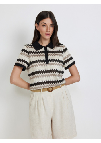 טופ פולו סרוג