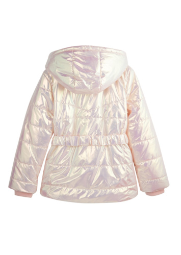 מעיל מרופד עם חגורה