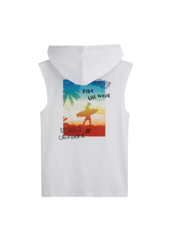 גופיה מודפסת עם קפוצ'ון