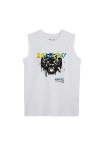 גופיה עם דפוס מדבקה