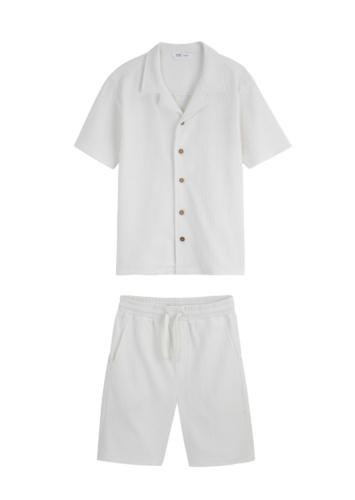 סט בנים עם חולצה מכופתרת