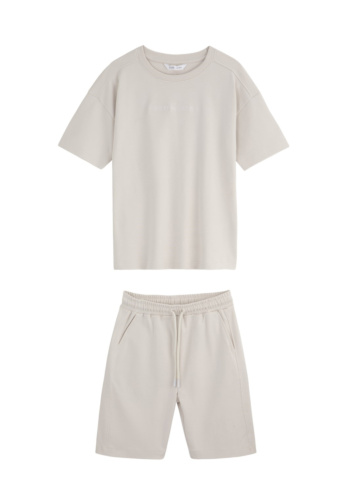 סט אינטרלוק עם ריקמה